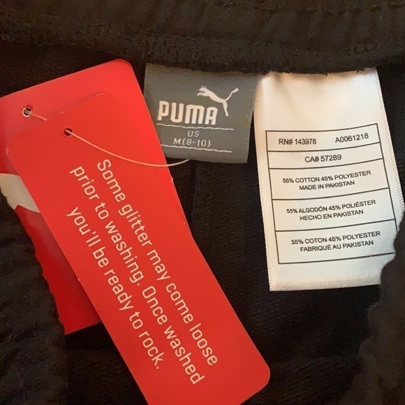 Puma Athletic Shorts Glitter M (8-10) - Picture 4 of 5